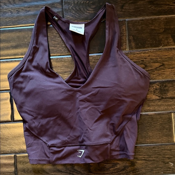 Gymshark Plum Racerback Longline Sports Bra - Picture 4 of 4